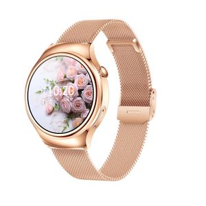 2024 Ladies' Elegant ET390 Smartwatch Women BT Calling Sports Waterproof Wristwatch ECG SOS Alarm Calendar Activity Tracker
