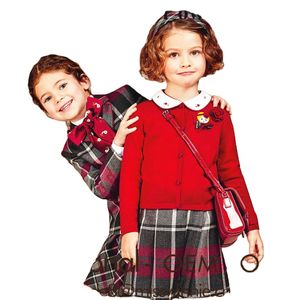 2024 New Design Long Sleeve Fullover With Skirt  Girl Dress Set Chiffon Fabric Girl Clothing Set Customized