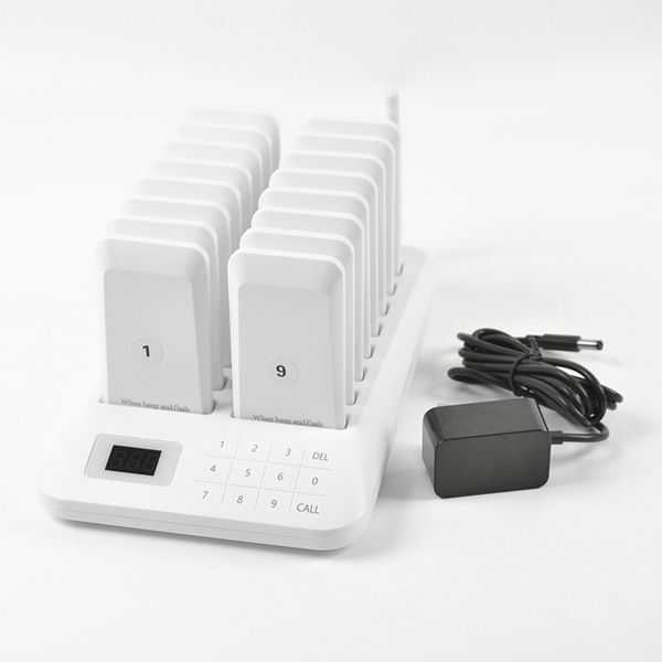 Manufacturer Long Range Cafe Restaurant Kitchen Food Ready Wireless Paging Buzzer Coaster Pager System
