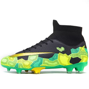 china wholesale fashionable cheap football shoes  american football cleats ankle football boots