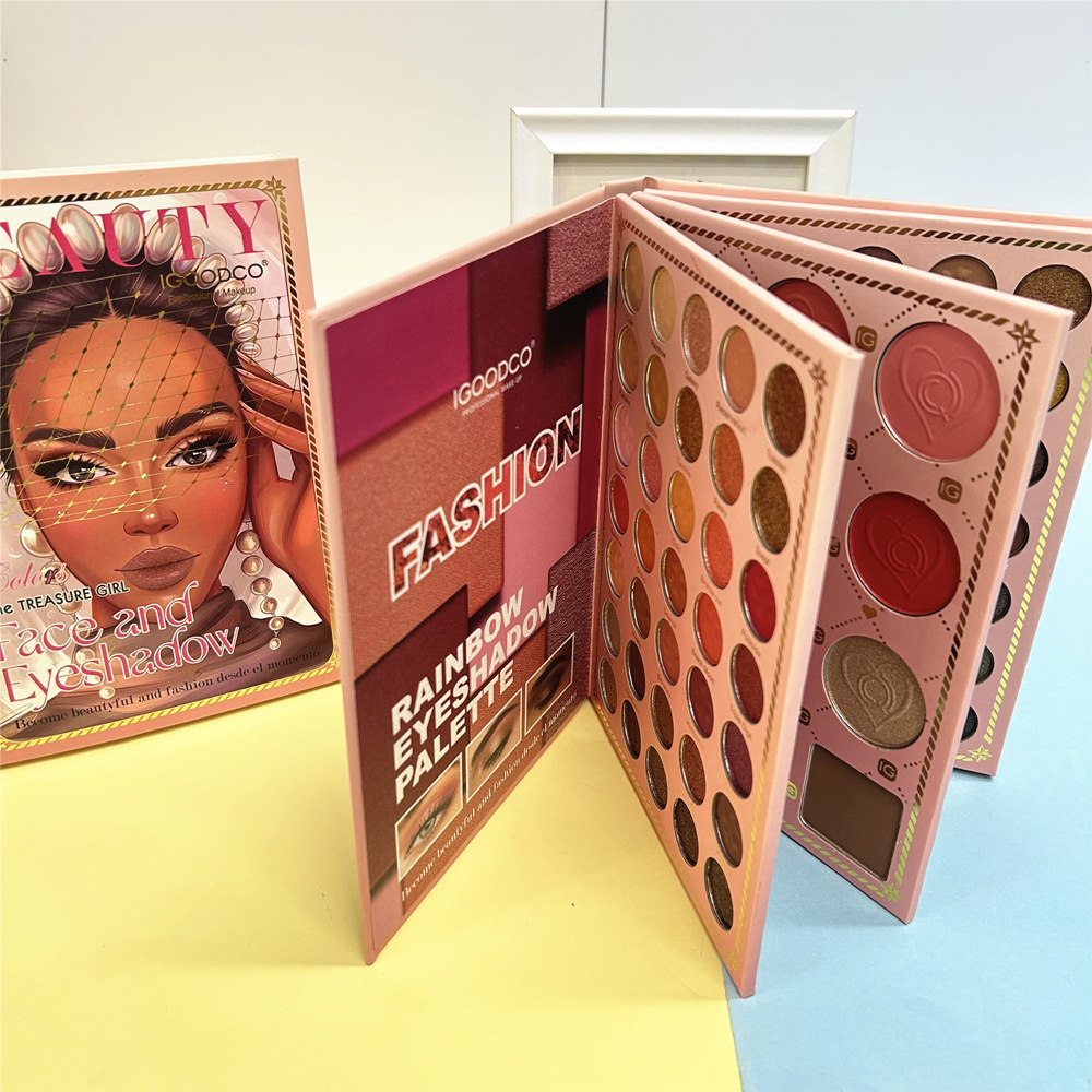 Henan Subei Trading Co., Ltd. Eyeshadow Palette 84 Colors Gemstone Eye Shadow Palette Highly Pigmented Mattes Glitter Shimmers Naked Makeup Palette