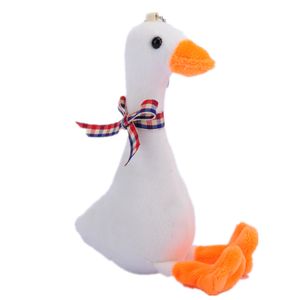 Wholesale White Goose Pillow Plush Toy Colorful Long Neck Goose Plush Doll Stuffed Soft Animal Plush Toy For Kids