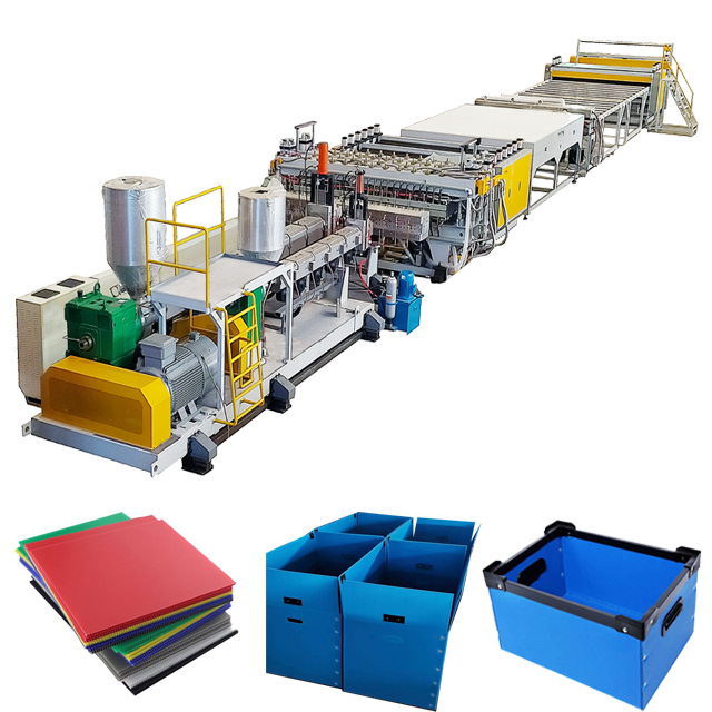 high speed pp plastic corrugated sheeting machine high quality plastic machine for making corrugated sheet