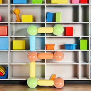 magnetic building blocks alphabetmagnetic blocks for children 3d Magnetic Sticks Toy