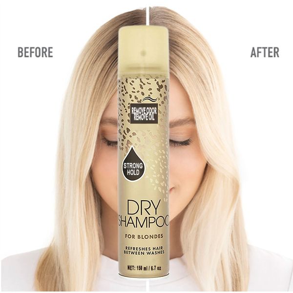Wholesale Private Label OEM Children Hair Shampoo Aluminium Can Dry Shampoo Spray for Black Hair Unisex Adults Hair Cleaning