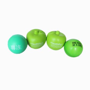 Promotional PU Foam Toy Stress Relief Apple Shaped Squishy Toys Decompression Toys