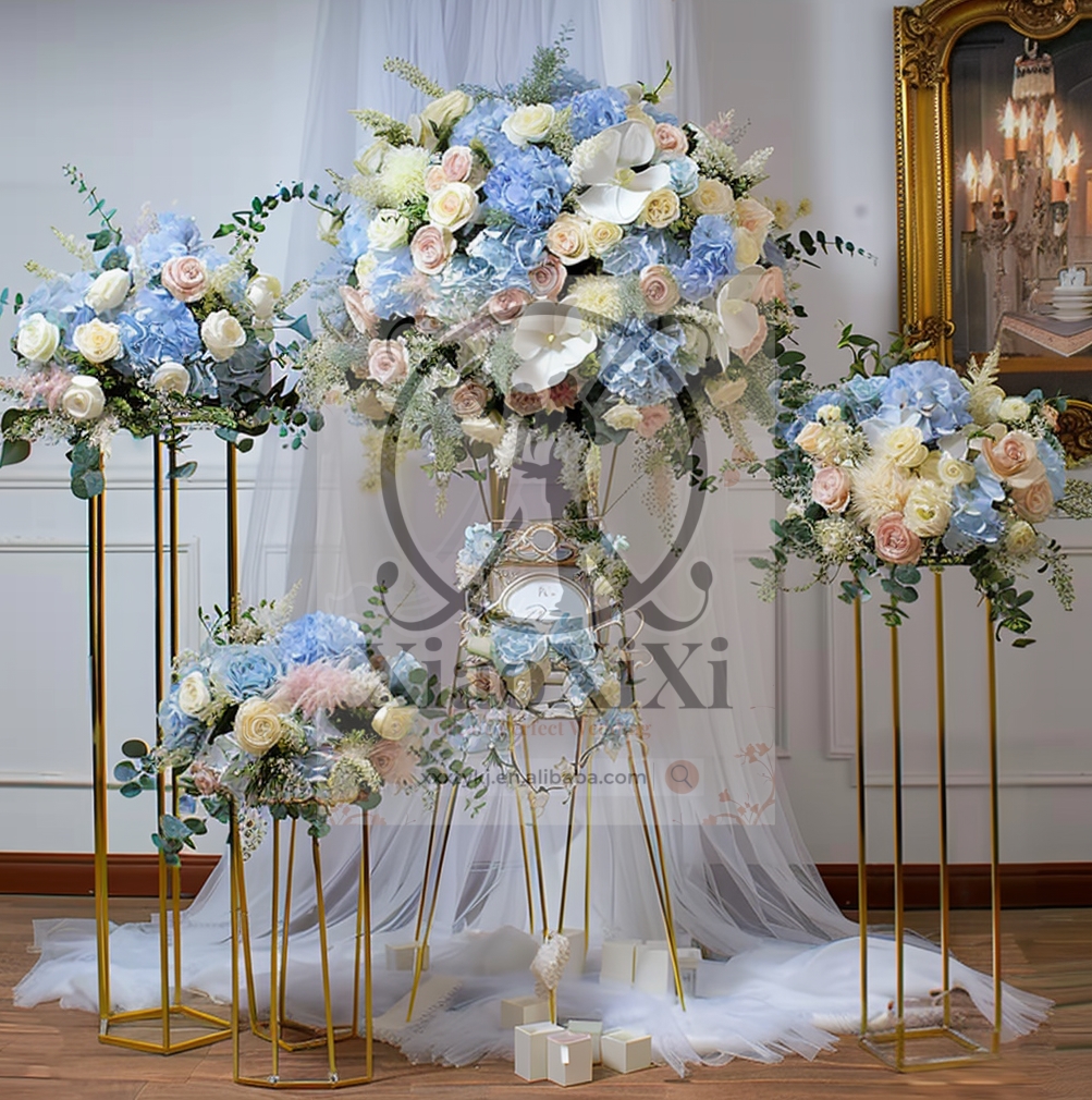 Xinzheng Xiaoxixi Sports Technology Co., Ltd. XXX Four-headed happy hydrangea artificial flowers decorative