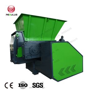 PET PP HDPE Lump Pipe Bags Bowl Basin Drum Reusing Grinding Grinder Shredding Machine Recycling Single Shaft Shredder Plastic