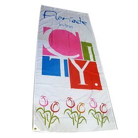 Polyester,Vinyl, mesh Flags & Banners Material and Advertising Usage hanging advertising banner