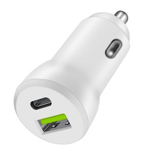 Portable Wholly Metal Hot Selling Single/Dual USB Car Charger PD 20W/QC 20W Car Charger Adapter Car Charger 24V