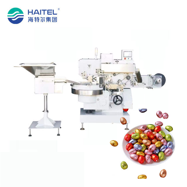 Automatic high capacity chocolate ball foil wrapping and packing machine for sale