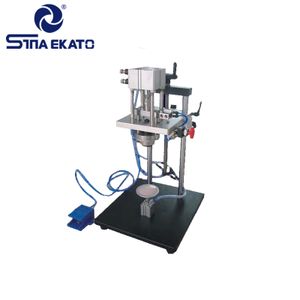High Accuracy Pneumatic Application in Production Line Perfume Bottle Crimp Machine Perfume Making Crimping Machines