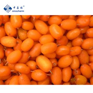 Sinocharm Factory supply Wholesale Price New Fresh Organic Big Size IQF Seabuckthorn 1kg Frozen Sea Buckthorn for Juice