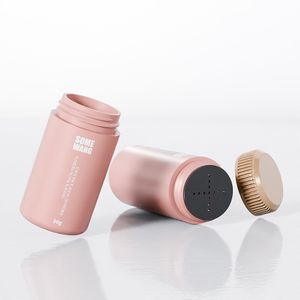 SOMEWANG 30ml 60ml Wholesale Packaging PE Empty Powder Bottles Skincare Container for Talcum Powder Custom Bottle
