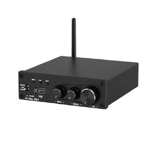 Professional build-in power amplifier 2 channel 160W audio mixer with wireless MP3/USB/SD/FM home subwoofer amplifier