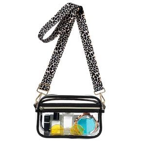 Classic High Quality Shoulder Crossbody Bag Transparent PVC Waterproof Portable Storage Cosmetic Bag