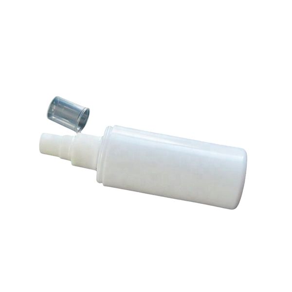 Manufacturer White alcohol plastic spray bottle 50ml 100ml liquid and lotion wholesale