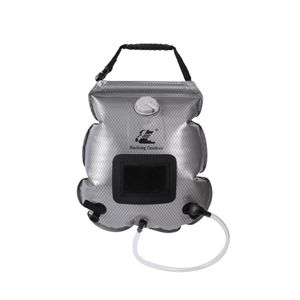 New Camping shower bag solar heated 20L shower bag PVC/coating polyester portable