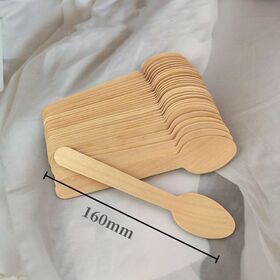 Natural Biodegradable Bulk Birch Wood Spoon/Forks/Knives 160mm Wooden Spoons Disposable Wooden Cutlery