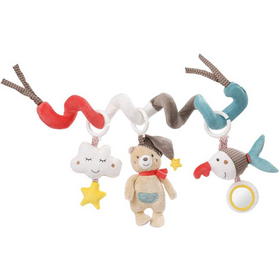 Custom Lovely New Born Baby Plush Bed Winding Bed Circling Toys Soft Doll Animal Stuffed Plush Toys