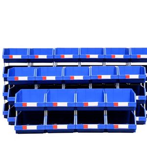 Warehouse spare parts storage plastic stackable bin and box manufacturer
