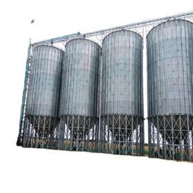 50 100 200 500 1000 ton hopper bottom steel storage silo for wheat corn maize bulk grain storage used