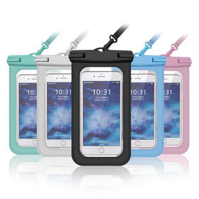 travel waterproof pvc phone case for iPhone 14 6.9 inch soft clear touchable waterproof phone bag for mobile phone in 6.9 inch