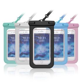 travel waterproof pvc phone case for iPhone 14 6.9 inch soft clear touchable waterproof phone bag for mobile phone in 6.9 inch