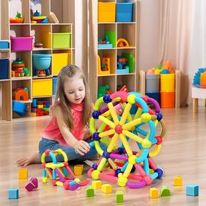 Hot Sales Educational Toys Magnetic Building Sticks Blocks Toys For Kids