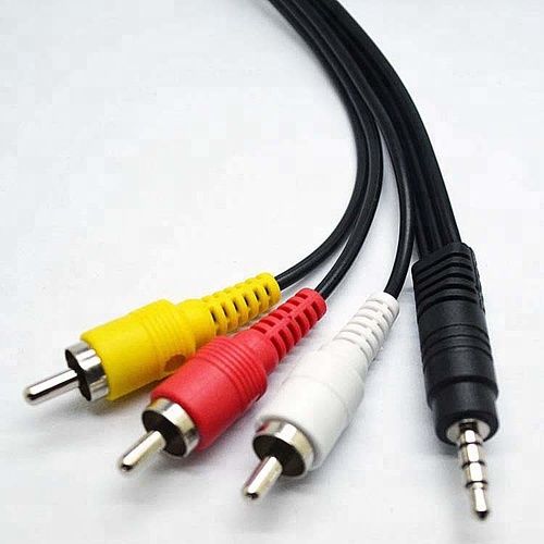 Male to Male 3.5mm to 3 Rca Audio Video Cable RCA cable