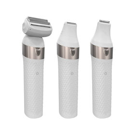 Unibono High Quality 3 in 1 Set Customized Portable Electric Bikini Armpit Legs Female Epilator Unwanted Hair Remover for Women