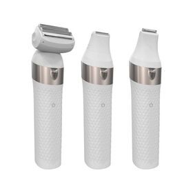 Unibono High Quality 3 in 1 Set Customized Portable Electric Bikini Armpit Legs Female Epilator Unwanted Hair Remover for Women