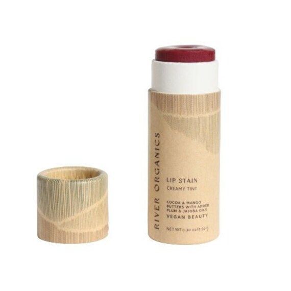 In Stock Eco-friendly Biodigradable 0.4oz Brown Lip Balm Push Up Tubes Packaging Empty Deodorant Container Kraft Paper Tube
