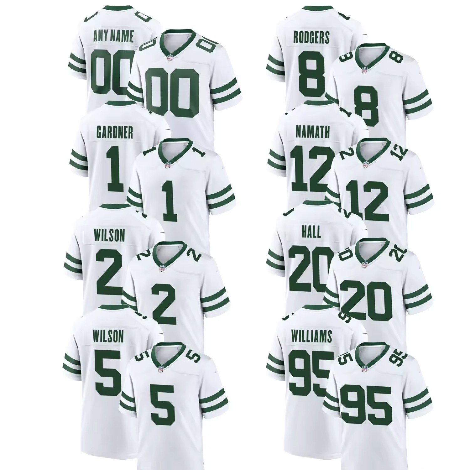 Guangzhou Besti Gift Crafts Co., Ltd. 2024 Men's Green New York Team Jerseys Custom American Football Shirts Jets Stitched Embroidered Wholesale Youth Sports Wear