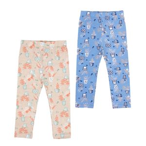 2020 Fall Autumn Spring Cotton Soft Clothes Children Lounge Pants Girls Print Pajamas Baby Floral Leggings