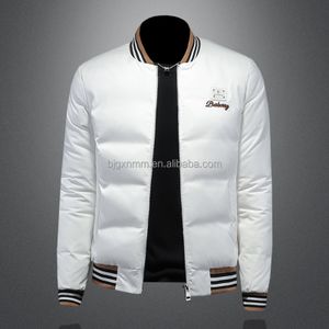 Factory wholesale men's down jacket hot selling embroidered high-end fashion men's down jacket