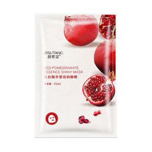 BISUTANG Private Label Moisturizer Smoothing 25ml Deep Repair Nourish Sheet Mask Red Pomegranate Serum Mask