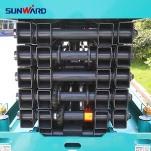 Movable crawler Scissor Lift Mobile battery powered hydraulic platform