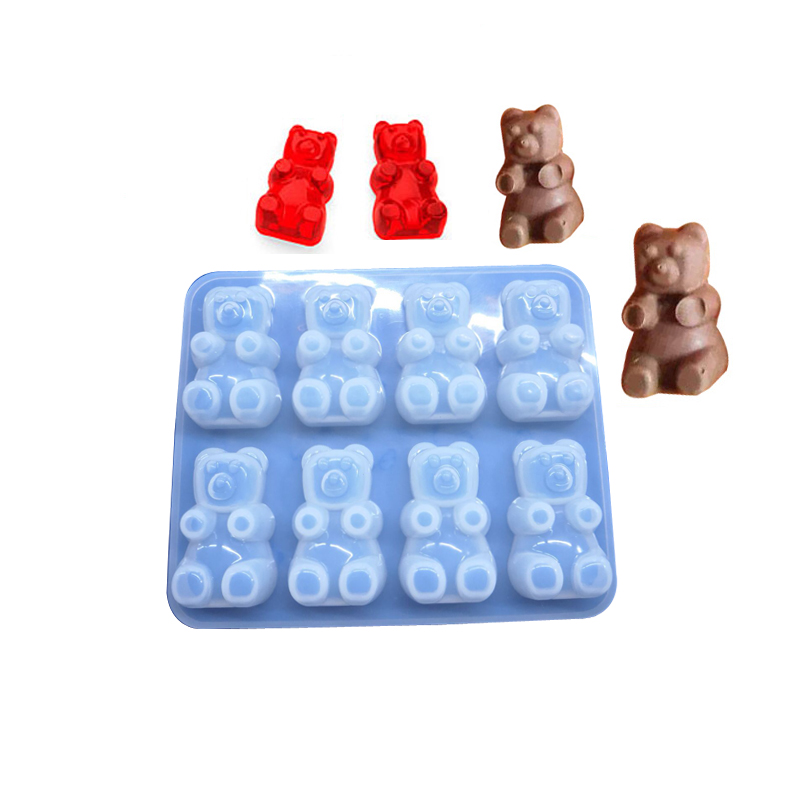 Giant Sugar Jewelry Resin Chocolate Silicone Ice Candy Mould Gummy Bear Molds