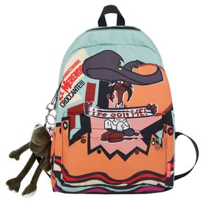 Waterproof Custom Pattern Fashion Full Printed Girls Camera School Backpack Bags for Teenagers without Pendant