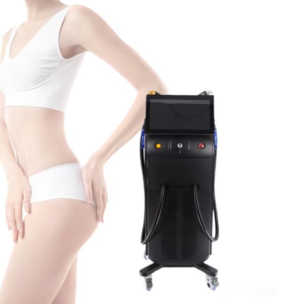 Factory Supply Standing Medical Ice Permanent 755/808/1064nm Diode  Body Laser Hair Removal Machine