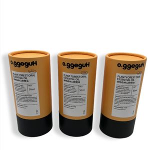 Custom Logo Biodegradable Cardboard Cosmetic Essential Oil Bottle Paper TubePackaging For Perfume