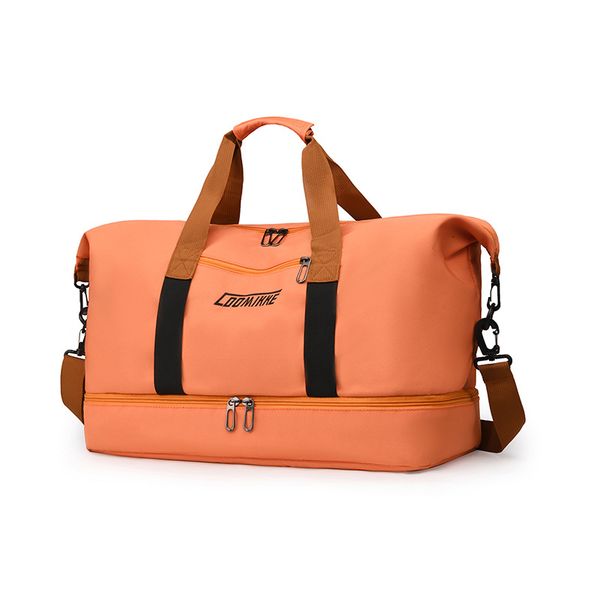 Waterproof Luggage Gym Bags Unisex Fashion Custom Logo Lightweight Travel Bag With Shoes Compartment