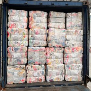 Free sample 0-400kg package Used Color Cotton Rags Cutting rags used clothes mixed rags