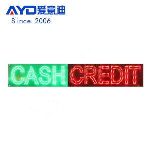 Bright customize cash credit sign gasoline petrol stations advertising signboard