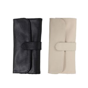 Portable Makeup Bag Cosmetic Brush Case Holder Pouch Organizer Travel Storage PU Leather Makeup Brush Bag