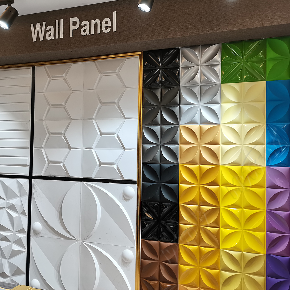 Guangzhou Mywow Decor Co., Ltd. 20X20FT 3D Soundproof PVC WALLPAPER Fire Retardant Paintable Pvc Wall Panel