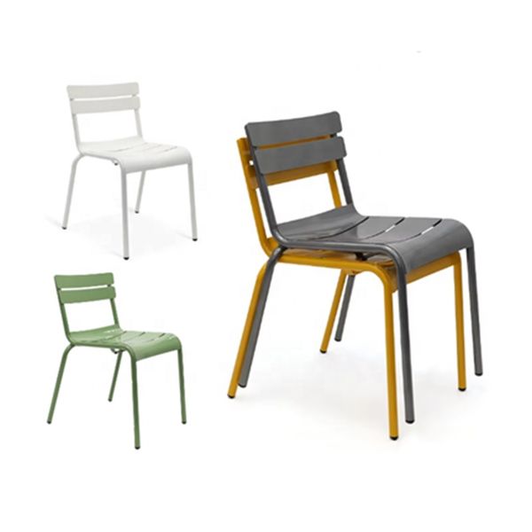 New Arrival China Modern Outdoor Furniture Home Hotel Restaurant Patio Garden Metal Steel Chair in Competitive Price