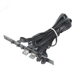 PC Chassis Panel USB Front Panel Dual Ports USB 3.0 Audio Cable Color/Mode/Power Switch PCB Board