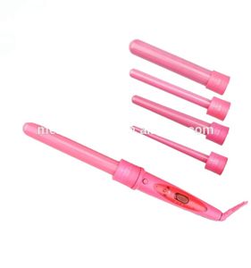 5 in 1 LED beauty salon equipment automic hair curler and hair straightener brush as seen tv barber accessories